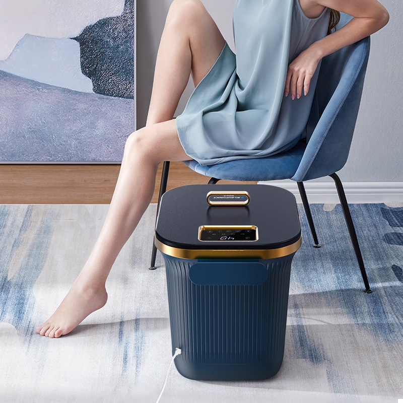 Blaupunkt German Blue Treasure Feet Bucket Fully Automatic Heating Thermostatic High Deep Barrel Massage Smart Foot Tub