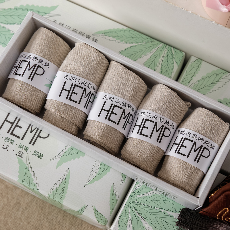 Hemp Socks for Men, Summer Thin Style, Natural Antibacterial and Deodorant Boat Socks, High-End Box of Five Pairs, Premium Women's Hemp Short Socks Hemp Socks for Men, Summer Thin Style, Natural Antibacterial and Deodorant Boat Socks, High-End Box of Five Pairs, Premium Women's Hemp Short Socks