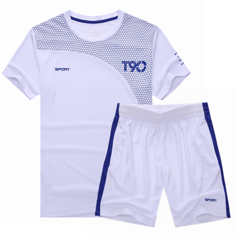 Bộ đồ thể thao nam mùa hè quần short tay ngắn chạy thể dục lỏng lẻo phù hợp với quần áo cầu lông thấm mồ hôi quần thể thao nam