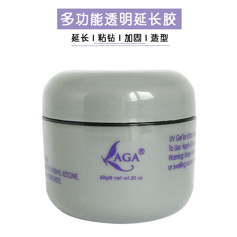 Nail Extension Gel, Kaga Nail Polish Gel, Phototherapy Nail Polish Gel, Transparent Removable Gel, Large Bottle, Adhesive for Rhinestones, Reinforcement and Thickening Nail Extension Gel, Kaga Nail Polish Gel, Phototherapy Nail Polish Gel, Transparent Removable Gel, Large Bottle, Adhesive for Rhinestones, Reinforcement and Thickening