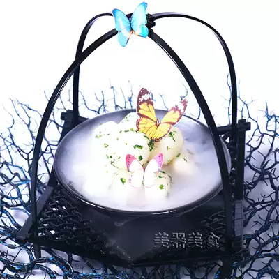 Ziyue Creative Dishes Dong Yingjie Cuisine Hotel Dining Room Supplies Plate Decoration Cooking Tools