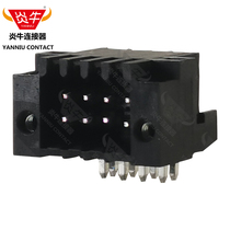 2 54mm Yanniu Dinkle double-layer PCB terminal blocks YN15EDGRHDM JL 0156 KF2EDGERM