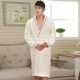 Áo choàng tắm mùa đông nữ flannel áo choàng nam dày đôi áo choàng san hô lông cừu dài tay áo choàng tắm XL dịch vụ nhà quần áo ngủ