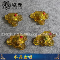 Inscription Filial crystal Merchants Golden Toad Graveyard Bone Ash box Four corners buried with burial goods with burial objects Town Tomb Tomb Golden Tortoise