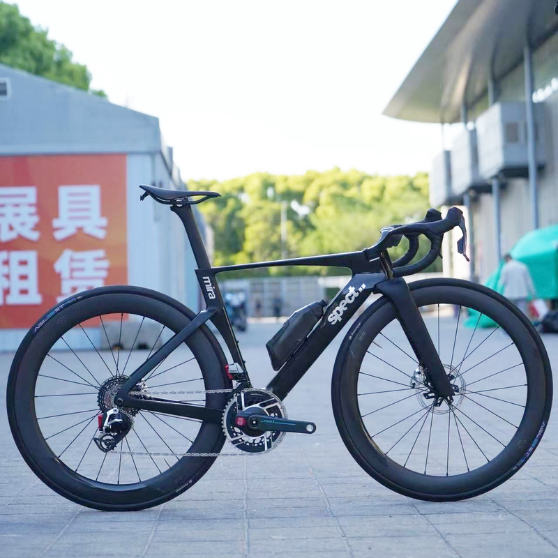 Spect Aerodynamic Formula Mira Carbon Fiber Aerodynamic External Steering Tube Ultra-Light Lifting Integrated Handlebar Road Bike