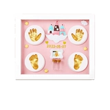 Детские отпечатки рук и ног, детская памятная чернильная подушечка для хранения пуповины, 0-3 лет, подарок на день рождения