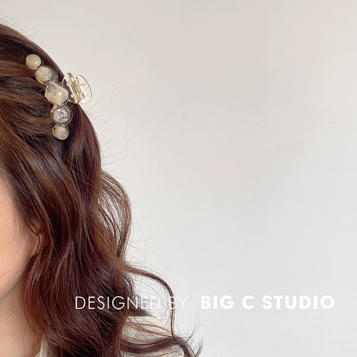 Ретро корейская свежая заколка-крабик, элегантная челка, акула, аксессуар, шпильки для волос