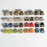 Маленькая заколка-крабик, заколка для волос, акула, японские и корейские