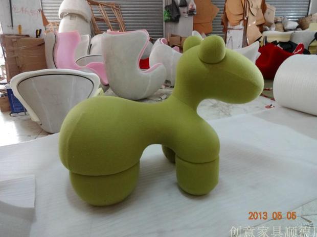 Ghế Pony Ghế Pony Ghế thời trang Ghế FRP Nội thất sáng tạo Cartoon Toy Ghế - Đồ nội thất thiết kế ghế gỗ