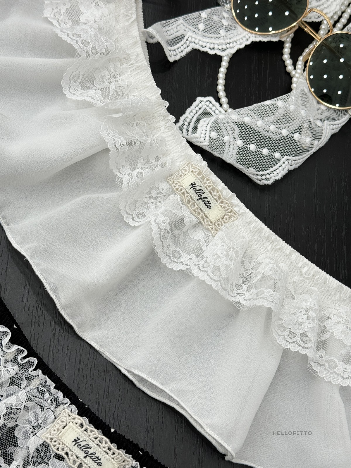 spring Overlapping wear Lay a foundation Fart curtain Skirt curtain Lace Sweet Gauze Chiffon Ballet Style Sweet cool Base skirt Waistband Short skirt