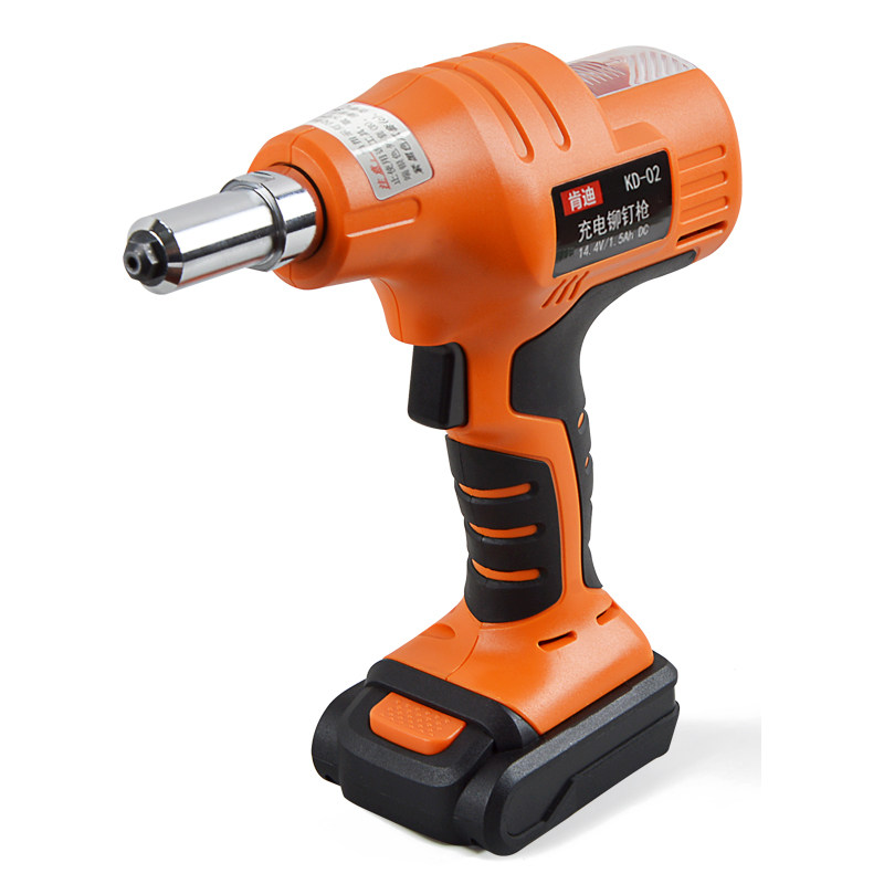 Kendi lithium battery intelligent automatic electric nail gun rechargeable type core-pulling aluminum alloy stainless steel riveting gun