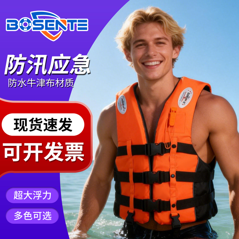 Life Jacket with High Buoyancy for Adults, Professional Thickened Marine Swimming, Fishing, Flood Prevention Buoyancy Vest, Portable Survival Vest Life Jacket with High Buoyancy for Adults, Professional Thickened Marine Swimming, Fishing, Flood Prevention Buoyancy Vest, Portable Survival Vest