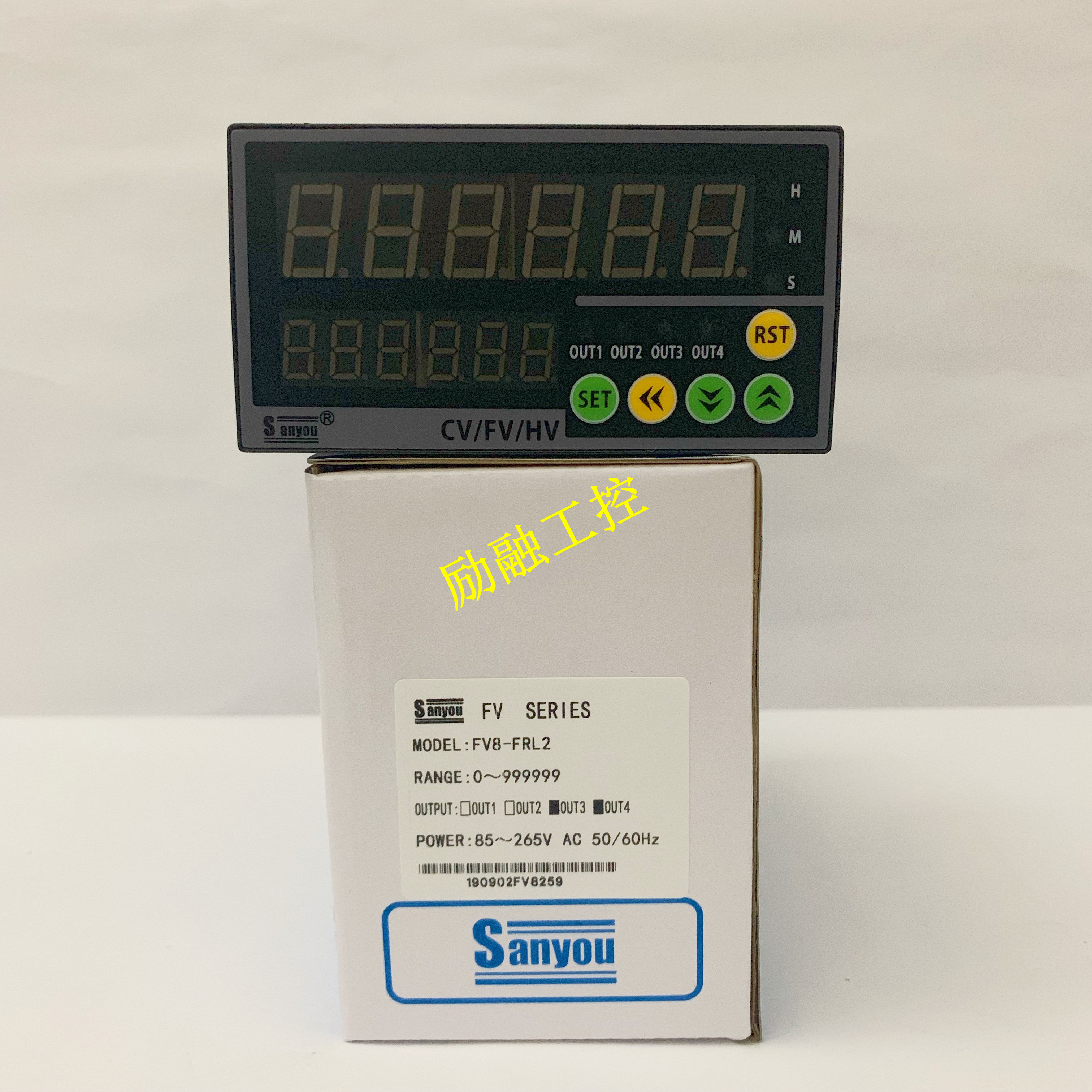 sanyou FV8-FRL2 Frequency speed Line speed meter FV8-FRL2 FV8 Sanyou instrument
