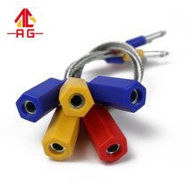 Plug-in steel wire sealed container sealed oil tank seal steel wire seal disposable logistics transport seal