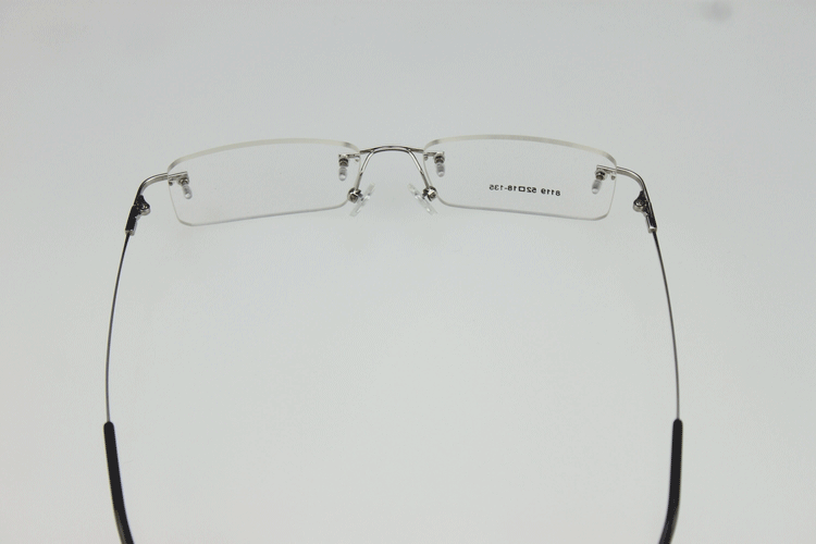 Ultralight Men Memory Titanium Silver Khung cận thị không khung Kính đeo gương 8119 kính thời trang nữ