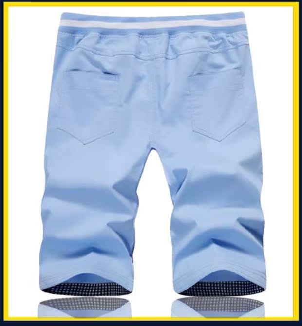 Quần short thể thao nam 5 điểm chạy bộ cotton mùa hè giản dị có khóa kéo dây thun co giãn nửa vòng 7 quần baggy nam