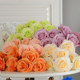 Large bunches of simulated roses, silk fake flowers, living room dining table, home decoration furnishings, wedding flower arrangements, wall photo props