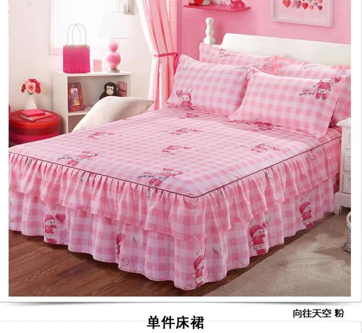 Các nhà sản xuất trượt bông đôi mảnh giường váy cotton ren bedspread Simmons tấm bìa bảo vệ công chúa Hàn Quốc - Váy Petti