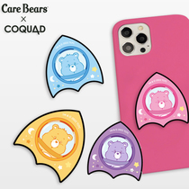 South Korea Care Bears Rainbow Small Bear Cute Shield Telescopic mobile phone Universal sloth holder Bracket Winder