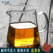 Peking University History Glass Gongdo Cup Tea Leak Set Thickened with Filter Heat-resistant Glass Transparent Tea Division Tea Set Accessories
