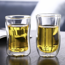 Peking University double insulated glass household High Borosilicate practical transparent cute milk tea cup milk breakfast cup