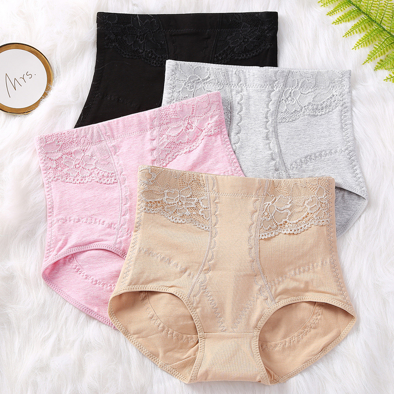 Women's cotton crotch small tummy artifact shaping body hip tight postpartum tummy pants