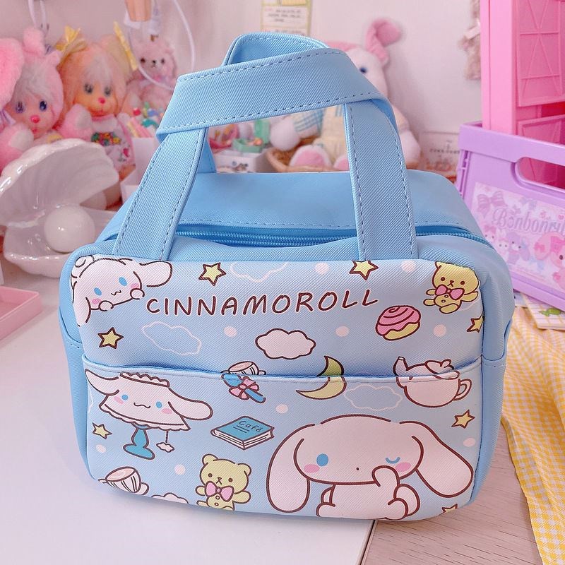 Lunch bag, handbag, office workers, small crowd, thermal insulation, aluminum foil, students, fashion, cute, cinnamon dog, large lunch box