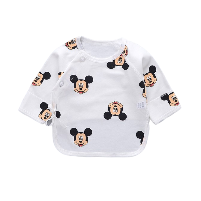 Baby half-back clothes summer and autumn four seasons thin section newborn baby supplies one piece pure cotton monk clothing boneless inner top