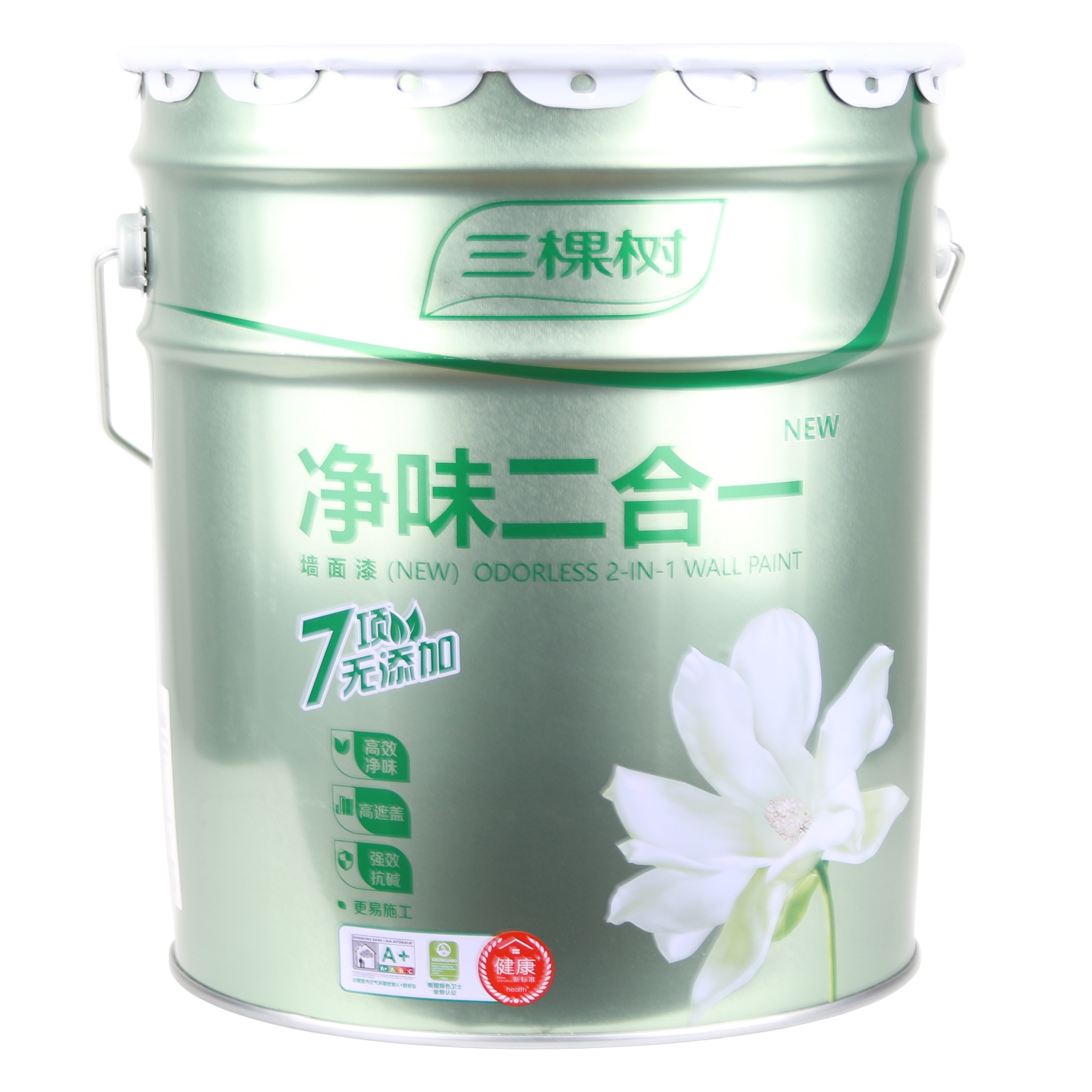 Three trees wall paint interior wall latex paint wall paint indoor household paint self-painting white paint environmental protection interior wall paint