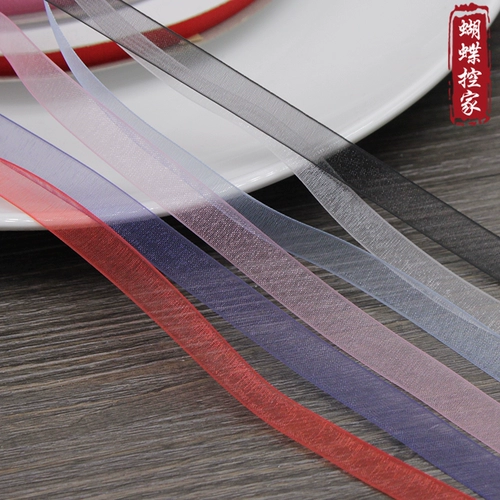 Высококачественная лента ручной работы, аксессуар с кисточками, аксессуары с бантиком, 9мм