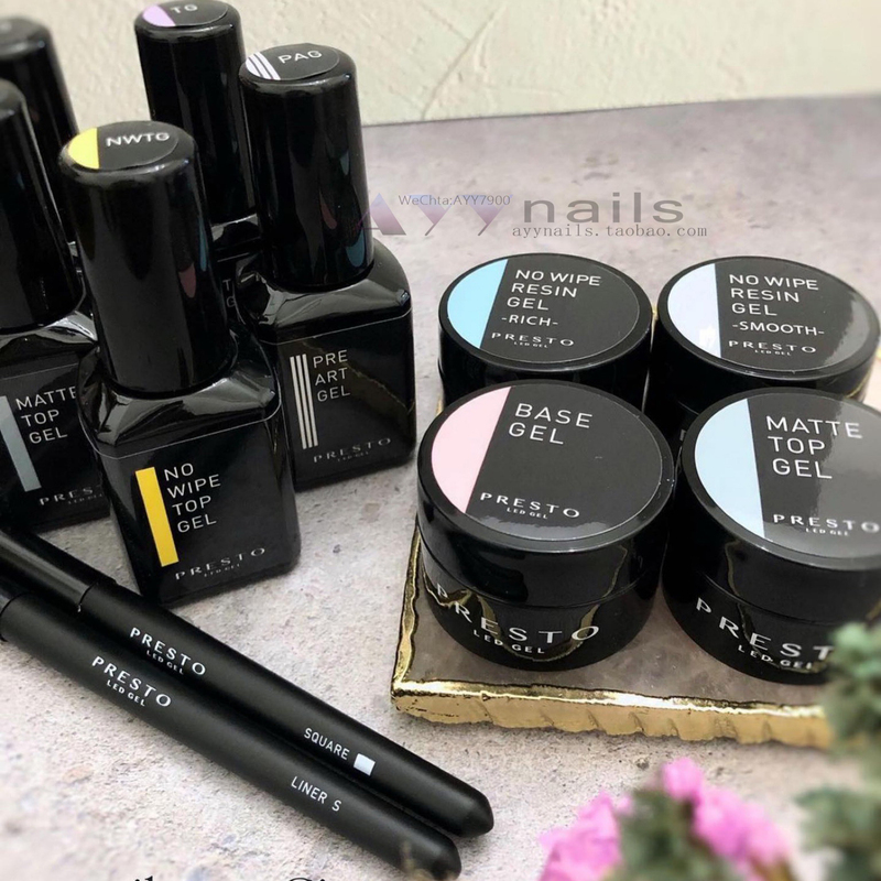 In-Stock Japan Presto Base Coat, Top Coat, Rhinestone Glue, Transparent Glue, Extension Glue, Bottled/Canned Nail Art Supplies