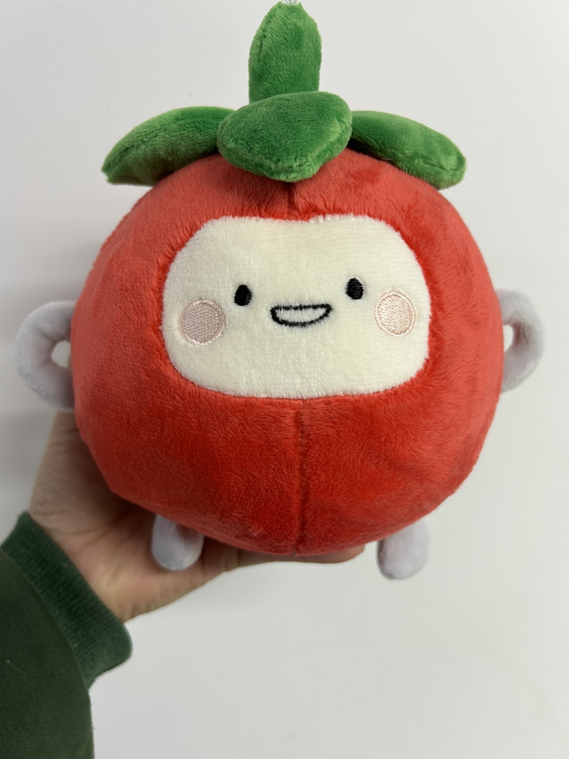 Anime Love and Deepspace Tomato Plush Doll Maumet Puppet Pendant