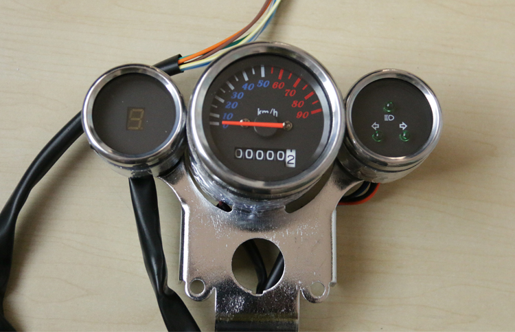 Đồng hồ ba đầu 35CC70CC mini X8 bảng mã nhiên liệu tăng cường sức mạnh xe máy đường mã bảng đồng hồ xe máy wave