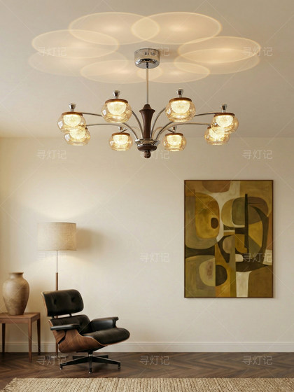 Song-Style Aesthetic Pendant Light, Vintage Living Room Lamp, New Chinese-Style Study and Dining Room Lamp, Nordic Design with a High-End Feel, Room Lamp