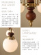 French Mid-Century Style Chandelier, Retro American Living Room Main Light, New Chinese Style Light Luxury Bedroom and Dining Room High-End Lighting Set