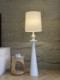 ins Floor Lamp for Living Room, Nordic Cream Wabi-Sabi Style, Sofa Side, Minimalist Design, Bedroom Bedside Standing Lamp