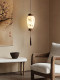 Medieval-Style Spiral Staircase, Duplex Entrance Hall Lamp, Bamboo Zen-Inspired Retro Tea Room Study Lamp, Chinese-Style Chandelier