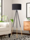 Nordic Style Simple Modern Floor Lamp Living Room Sofa Bedroom Bedside Creative Remote Control Japanese Style Internet Celebrity Standing Lamp