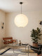 Wabi-Sabi Style Minimalist Living Room Silk Ball Pendant Light Dining Room Master Bedroom Lamp Designer Model Elegant Atmosphere Japanese-Style Lamp