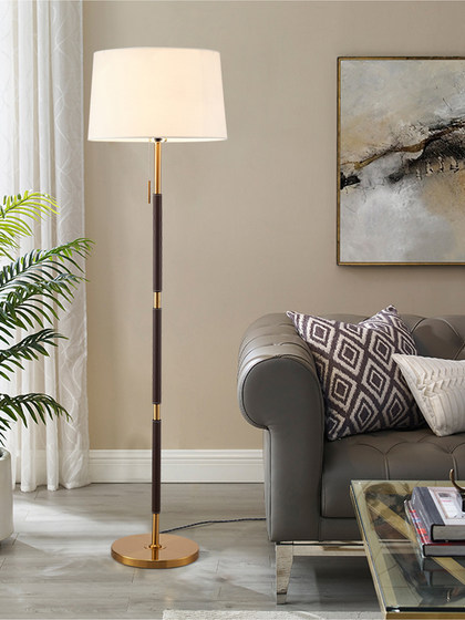 Nordic American Modern Minimalist Floor Lamp Living Room Study Bedroom Bedside Creative Warm Remote Control Standing Table Lamp