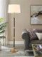Nordic American Modern Minimalist Floor Lamp Living Room Study Bedroom Bedside Creative Warm Remote Control Standing Table Lamp