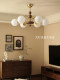 Nanyang Creative Warm Living Room Chandelier French Retro Dining Room Lamp American Mid-Century Style Solid Wood Study Bedroom Lamps