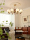 French Vintage Medieval Living Room Chandelier, High-End Retro Magic Bean Hall Main Light, Creative Art Decorative Lighting