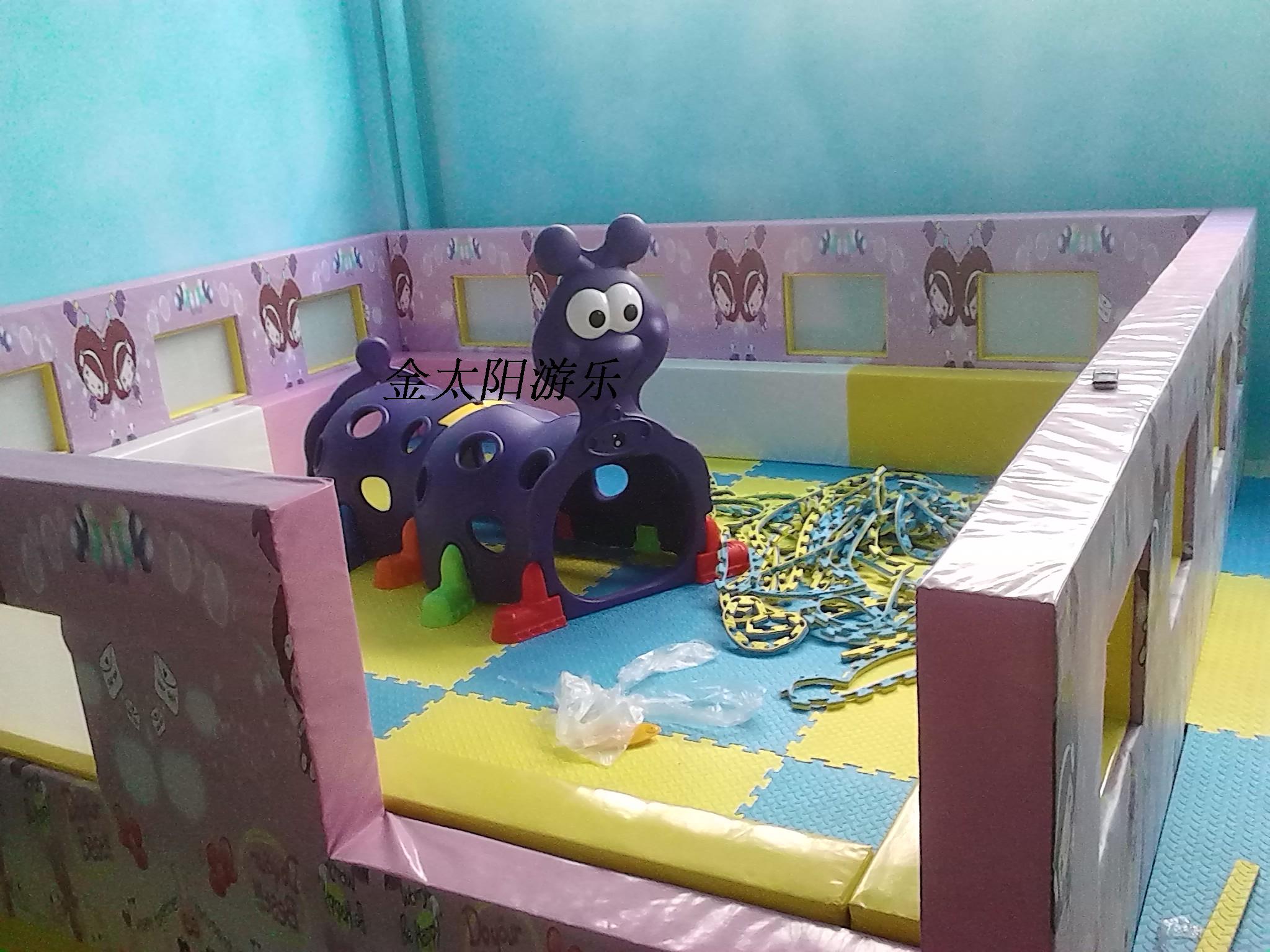 Naughty Castle Children Orchestra Software Cartoon Fencing Safety Guardrails Children Marine Ball Pool Softstool