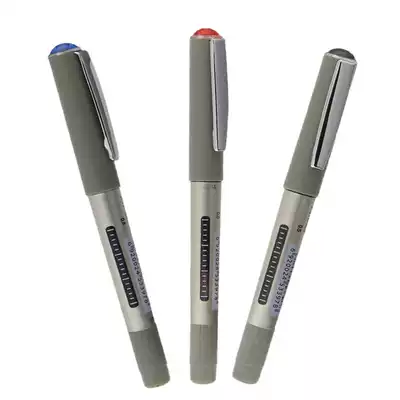Baixue disposable needle tube straight liquid bead-walking student water-based pen Neutral signature pen 0 5 black red blue