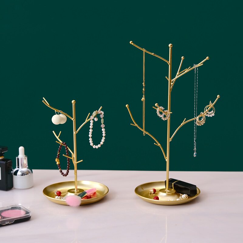 Light luxury jewelry rack Nordic ins display rack key rack home multi-functional necklace ring storage hot selling ornaments