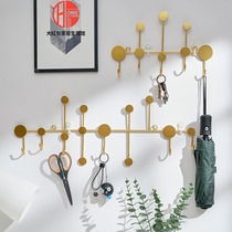New Nordic hanger wall hanging wall windbreaker hat key hook storage wall living room decoration net red rack
