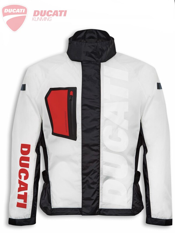 Ducati Raincoat, Rainproof Jacket for Men and Women, Three-In-One Outdoor Windproof and Rainproof Jacket for Travel, Motorcycle Touring Ducati Raincoat, Rainproof Jacket for Men and Women, Three-In-One Outdoor Windproof and Rainproof Jacket for Travel, Motorcycle Touring