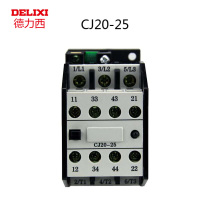 Delixi AC contactor CJ20-25 three-phase 380v single-phase 220v 36v 110v normally open normally closed