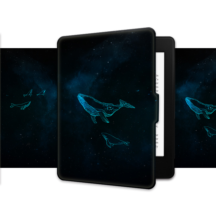 Fisherman gốc kindle558 bảo vệ tay áo kpw Amazon e-book cá voi sáng tạo vỏ bảo vệ lật hấp phụ - Phụ kiện sách điện tử ốp lưng máy tính bảng huawei